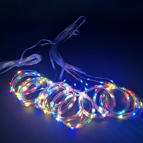 Imagen 3 de 10 de Cortina Led 3x3 Mts 300 Multicolor Boda Usb Navidad