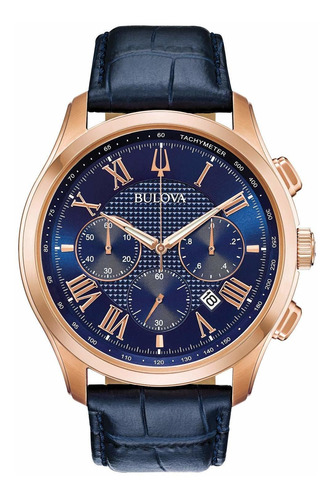 Reloj Hombre Elegante Con Detalles En Dorado