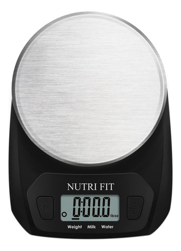 Nutri Fit Bscula Digital De Alimentos Pequea Para Cocina, Pe