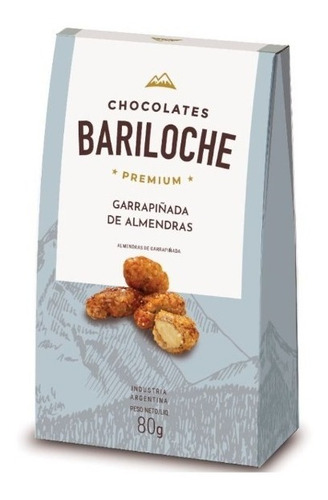 Garrapiñadas De Almendras Premium Chocolate Bariloche X 80g