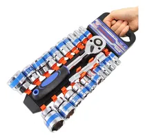 Comprar Jogo De Soquete Chave Catraca 1u002F2 Ferramentas Mecânico 22 Pç