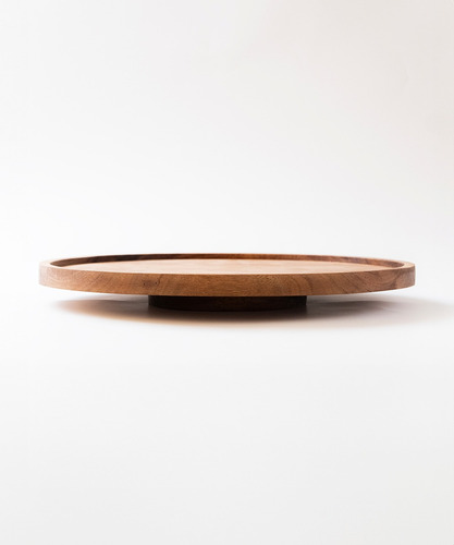 Organizador Giratorio Lazy Susan Acacia Despensa Mesa Cocina