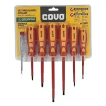 Comprar Juego De Destornilladores Aislados Covo Para Electricistas 