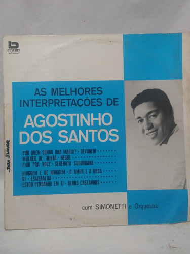 Lp Agostinho Dos Santos - As Melhores Interpretações Lote07