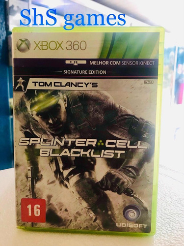 Splinter Cell Blacklist Xbox 360 Original Mídia Física