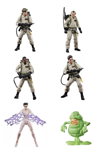 Lote 6 Figuras Ghostbusters Cazafantasmas Plasma Series 