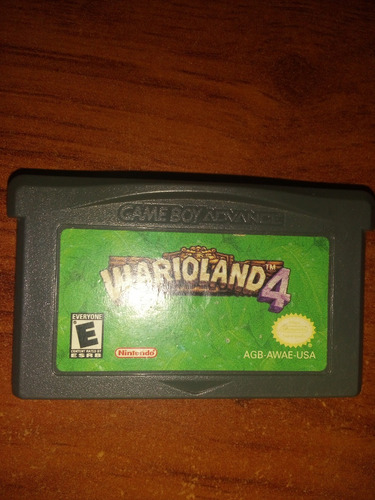 Juego De Game Boy/ Warioland4 Original Gba