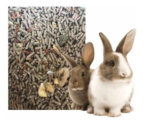 Alimento Balanceado Premiun Para Conejos En Pellets Alfalfa