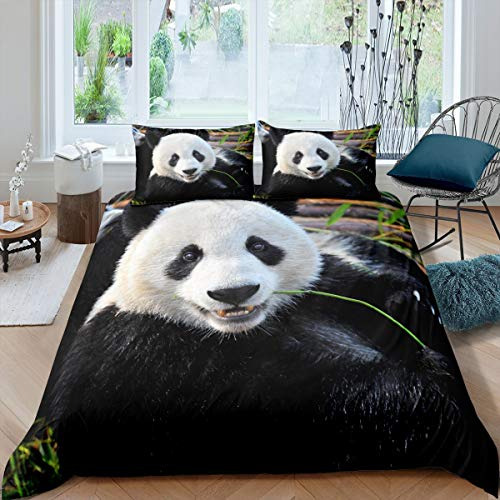 Erosebridal 3d Panda Comforter Cover King Size Lindo M4nwg