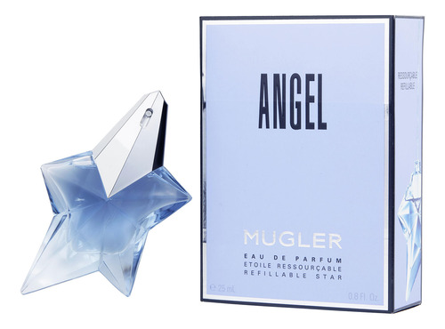 Perfume Recargable Angel De Thierry Mugler, 25 Ml