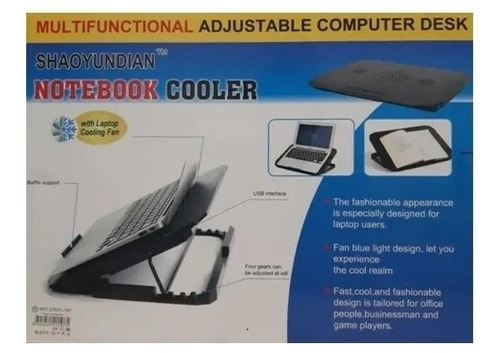  Mesa Ventilador Notebook Base Refrigerante Para Laptop