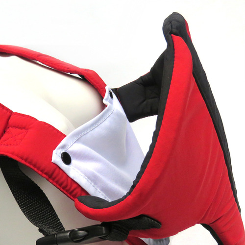 Bolsa Mochila Canguru Bebe 2 Em 1 Vermelho Preto Love