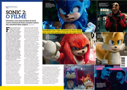 Superpôster Cinema e Séries - Sonic 2 - O Filme, de a Europa. Editora  Europa Ltda., capa mole em português, 2022