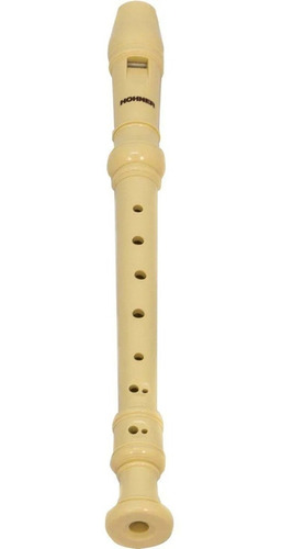 Flauta Doce Germânica Hohner Ivory Em Dó (c) Com Capa