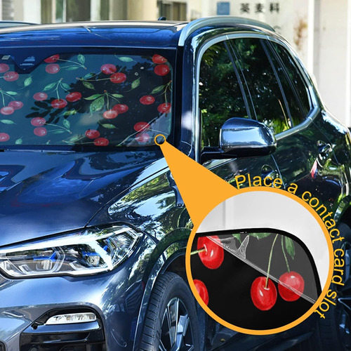 Oarencol Parasol Plegable Para Parabrisas De Automóvil, Dise