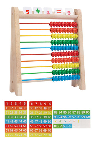 Coloridos Manipuladores De Matemáticas De Ábaco De Madera