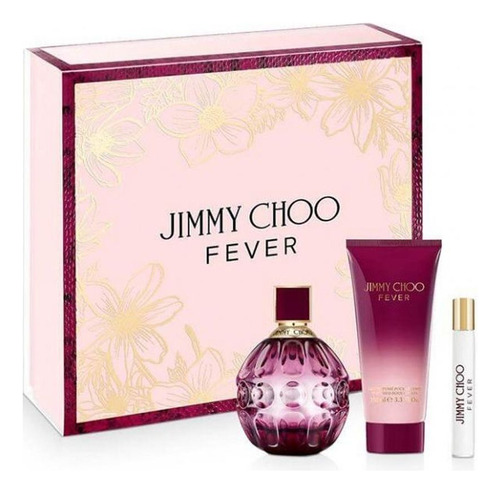 Set De Regalo De Perfume Jimmy Choo Fever Edp Para Mujer 100