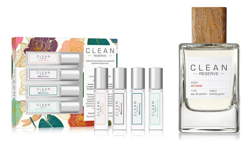 Kit Clean Beauty Reserve Travel Spray Layering Set + Clean R