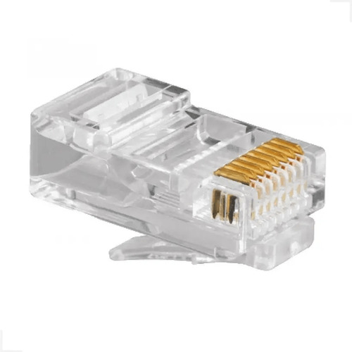 Plug Modular 8x8 Rj45 Com 30 Peças Interneed 047100