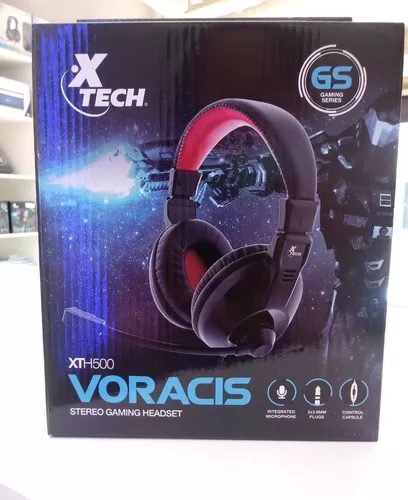 Auriculares Con Microfono X-Tech Voracis Gaming Pc Estereo Negro
