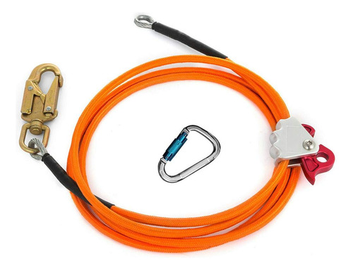 Wire Core Flip Line Kit 1 2  With Triple Carabiner And Snap