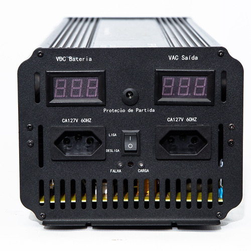 Inversor De Tensao Sonoidal Puro- 12v/127v - 6000w Pico