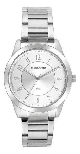 Relógio Mondaine Feminino Analógico 32518l0mvne2 Aço F Cinza