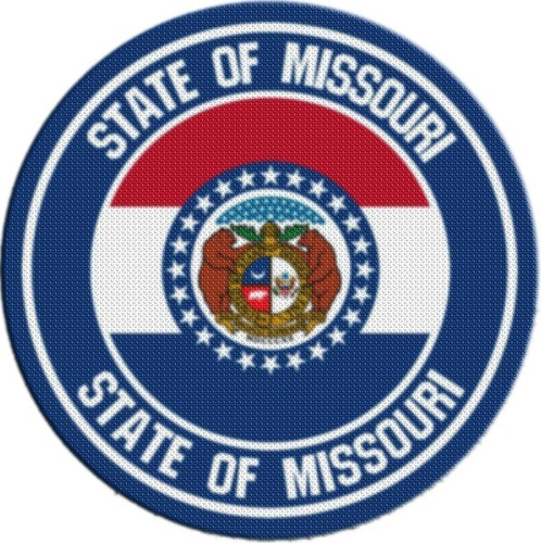 Parche Escudo Circular Estados Unidos Missouri