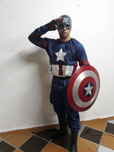 Imagem 1 de 2 de Personagem Vivo Animação Festa Infantil Capitão América