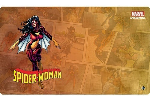 Playmat Spider Woman Marvel Para Juego De Mesa Familia