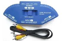 Comprar Selector Switch Audio Video 3 Entradas 1 Salida Rca C\u002F Cable