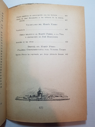 Imagen 5 de 10 de Antiguo Libro Martín Fierro José Hernández 1963 47n 114