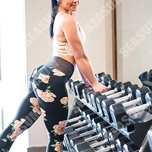 Seasum - Leggings Para Mujer, Con Trasero Corrugado, Para Yo