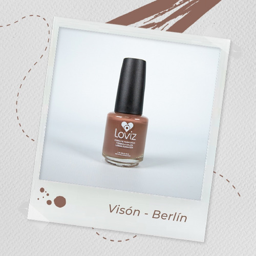 Visón - Berlín | Esmalte De Larga Duración De 15ml