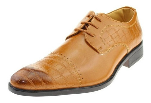 Zapato Vestir Hombre  Art. 8k5061tan / Via Franca