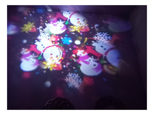Mini Proyector De Luz Led De Navidad Con Forma De Copo