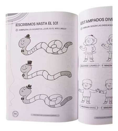 Practi Números 1, Los Números De (1-10) Con Stickers / Mirlo