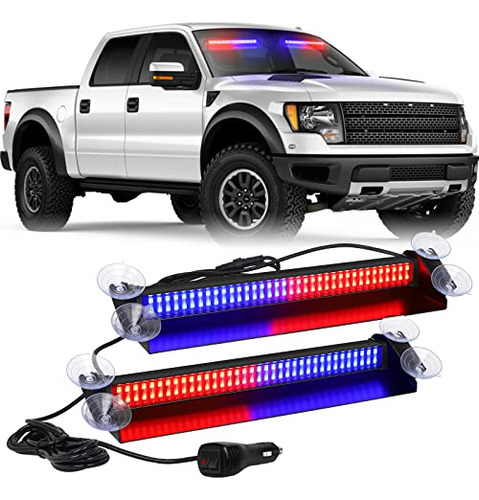 Xridonsen Emergencia Strobe Dash Police Lights 144 Led Adver