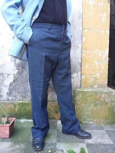 Pantalón De Vestir Azul - Feria 2030