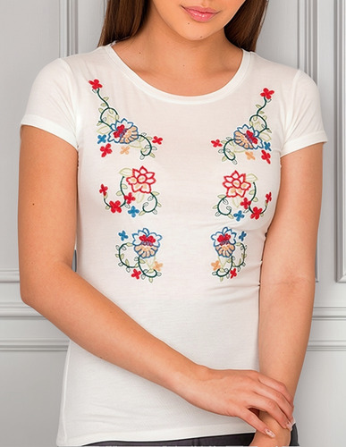 Set De 2 Blusas Playera Cuello Redondo Talla Ch M-821-1