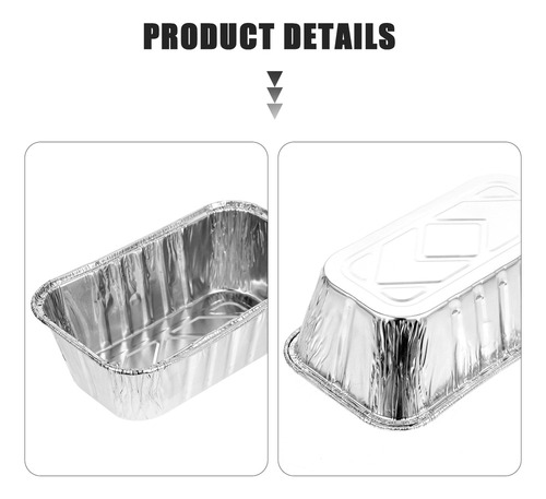 Bandeja De Aluminio Para Alimentos, Caja De Lata Comercial,