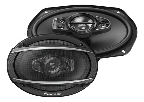 Par de altavoces Pioneer TS-A6990f pentaxiales 6x9 de 700 W, color negro