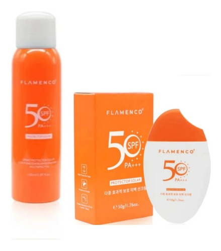 Pack Bloqueador Solar Facial 50ml+  Bloqueador Spray 150ml