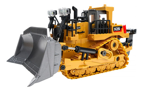 Vehículo De Construcción Bulldozer Rc Con Batería Usb Recarg