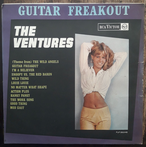 Lp Vinil (vg+/nm) The Ventures Guitar Freakout Ed Br 1967 Mo