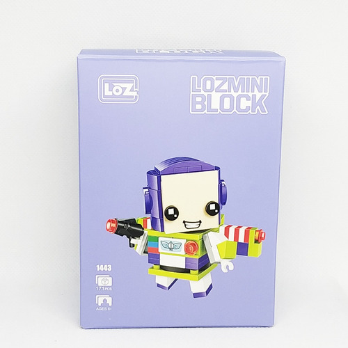 Boneco Blocos Toy Story Buzz Light Brickheadz Loz Mini 1448