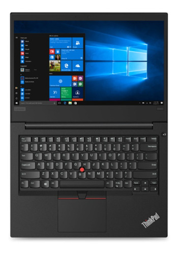 Imagen 4 de 7 de Notebook Lenovo ThinkPad E480 negra 14", Intel Core i5 8250U 8GB de RAM 500GB HDD, Intel UHD Graphics 620 1920x1080px Windows 10 Pro