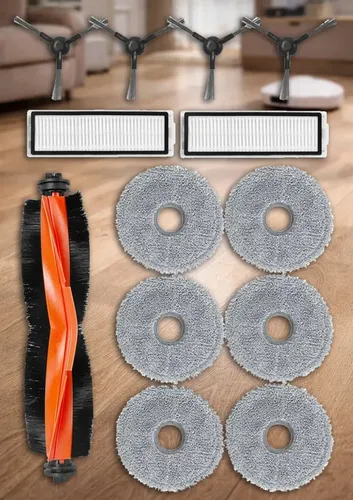 11 Acess Robô Aspirador Xiaomi Vacuum S20+ X20 S10+ X10 Cinza