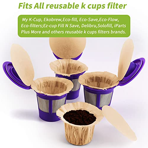 Filtros De Papel Desechables Para Taza K Sin Blanquear Con T