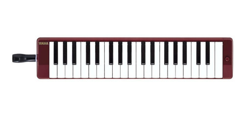 Imagen 3 de 5 de Flauta Melódica Pianica Yamaha P37d Bordó Con Estuche